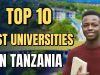 10 Best Universities in Tanzania | Top Universities in Tanzania